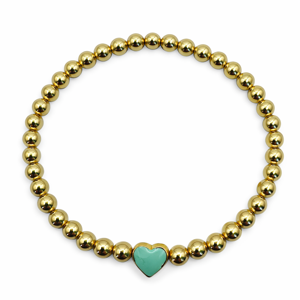 The Heart Throb Bracelet | 4mm | Gold Filled