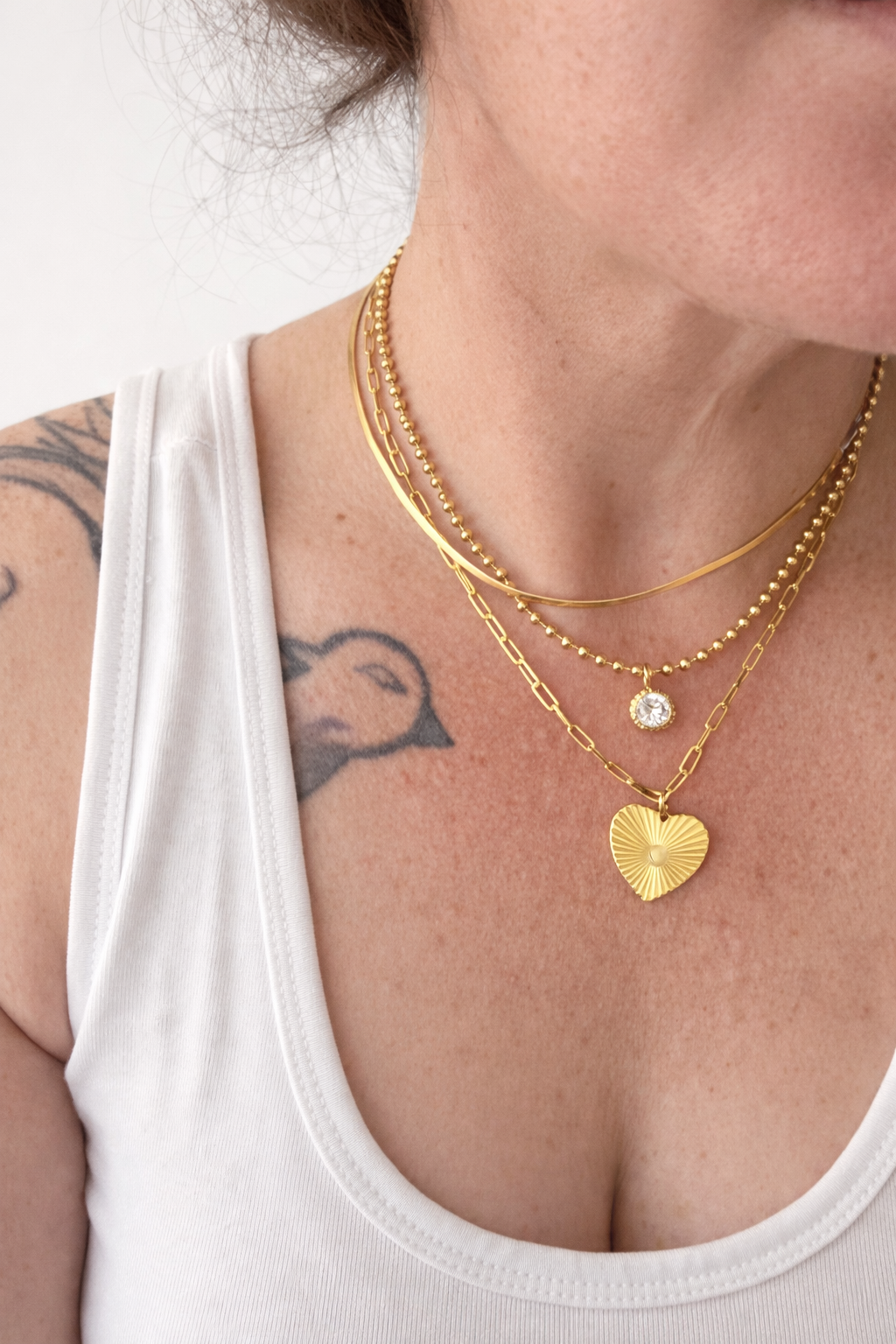 Starlight Pendant Necklace | 16” | Gold Filled