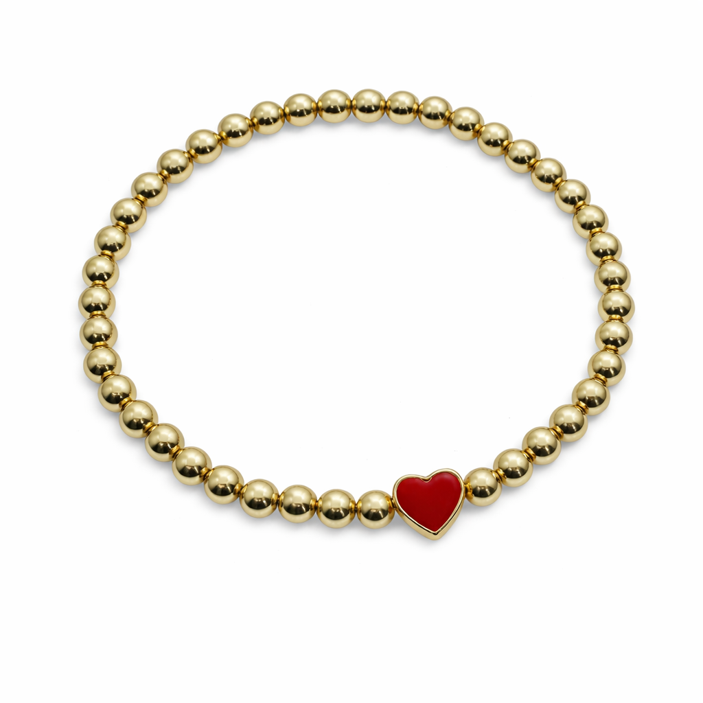 The Heart Throb Bracelet | 4mm | Gold Filled