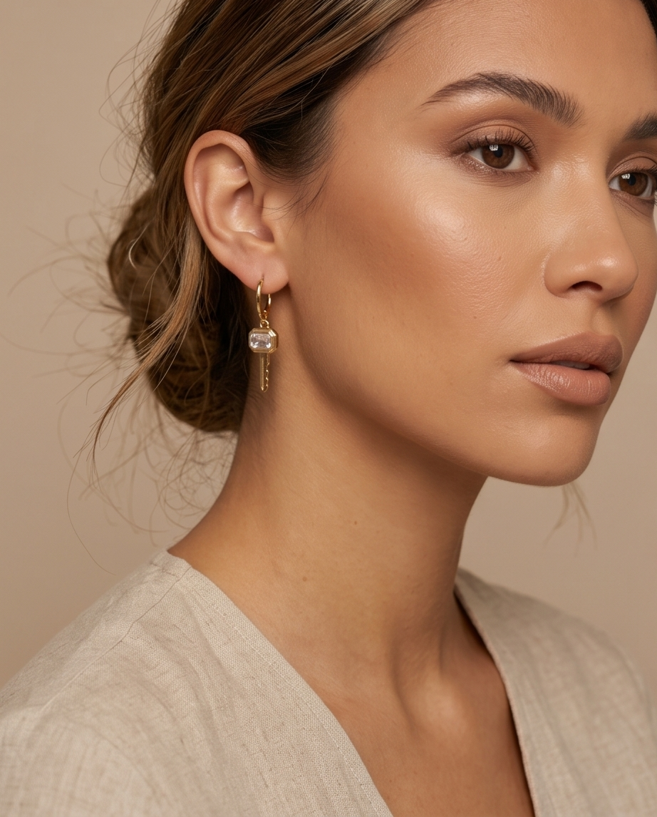 The Master Key | 14k Gold Filled Hoop Earrings