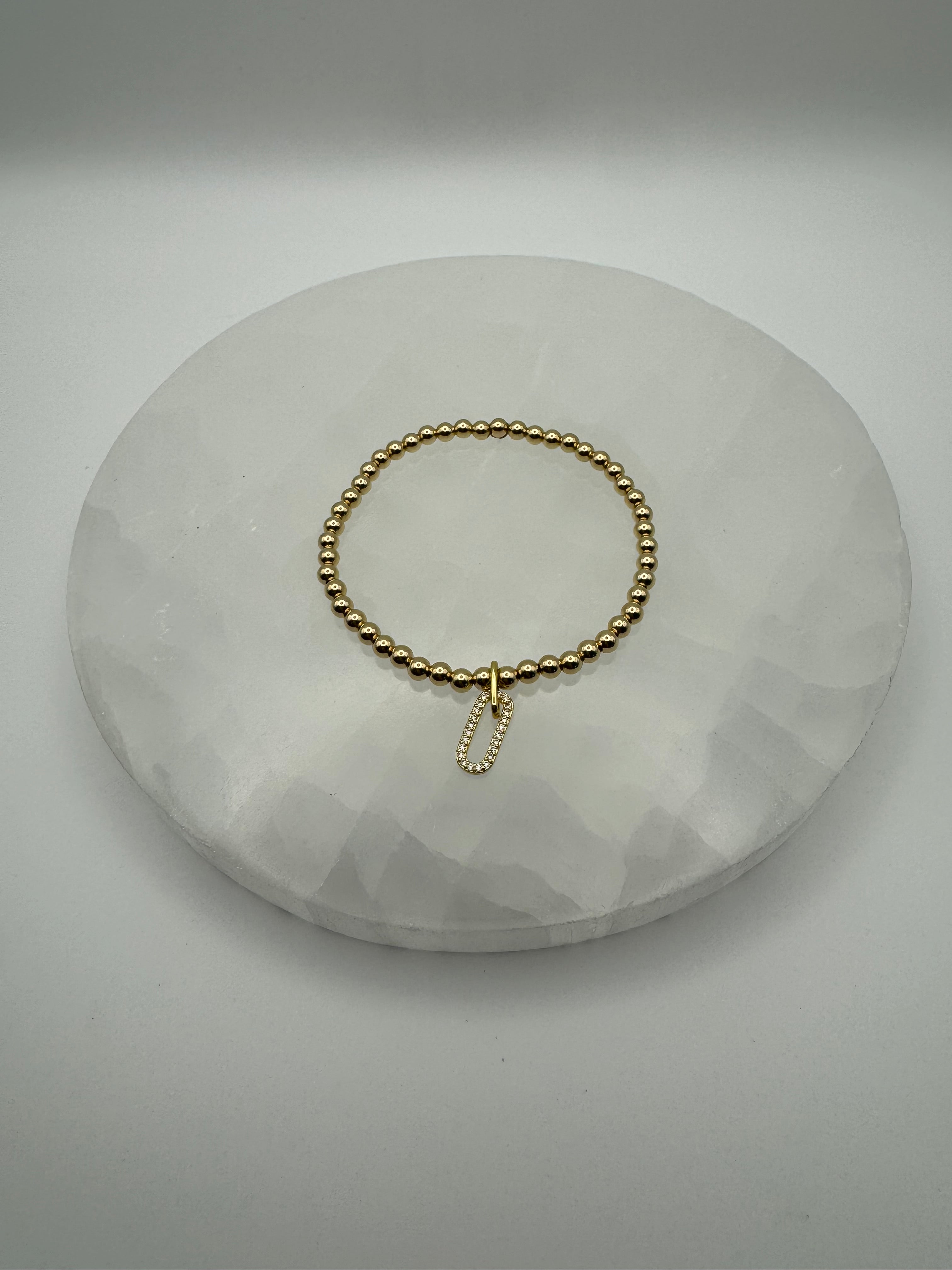 The Oh Bracelet | 4mm Stretch | 14k Gold Filled