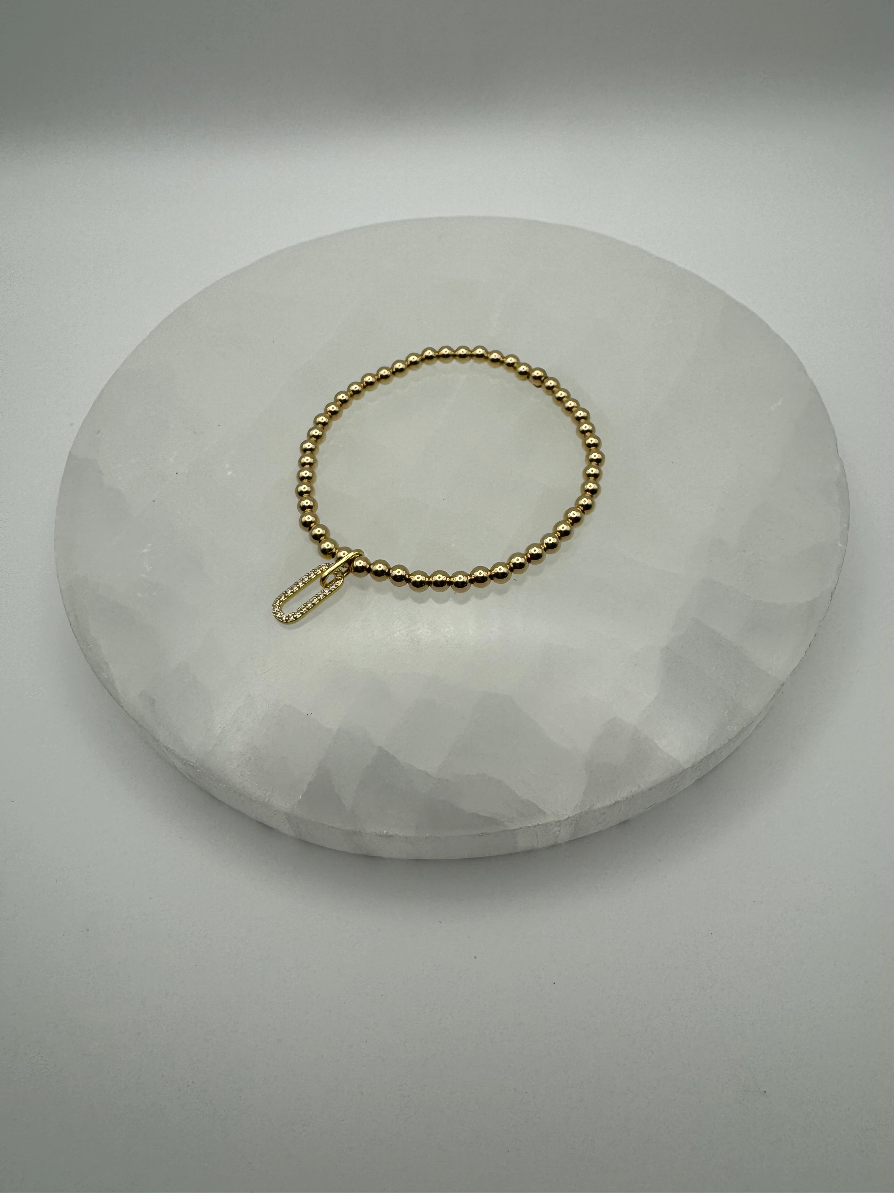 The Oh Bracelet | 4mm Stretch | 14k Gold Filled