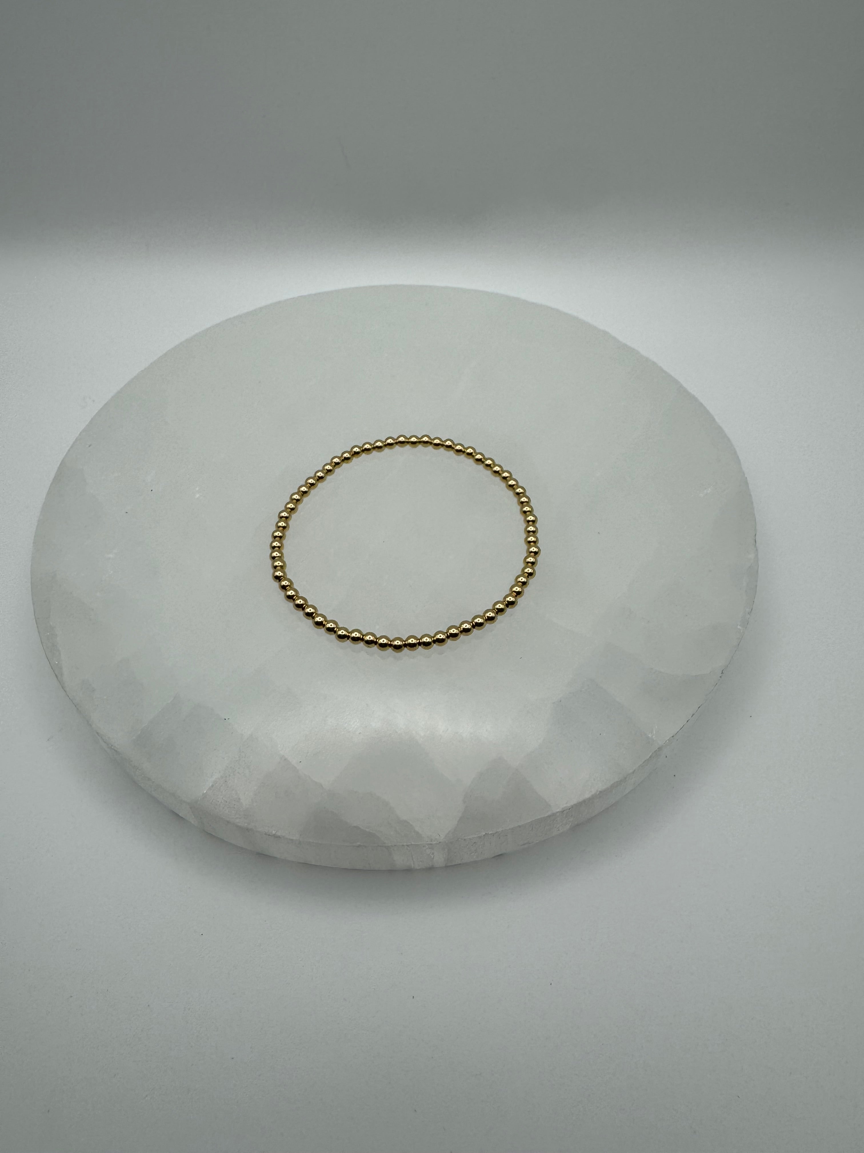 The Classic Bracelet | 3mm Stretch | 14k Gold Filled