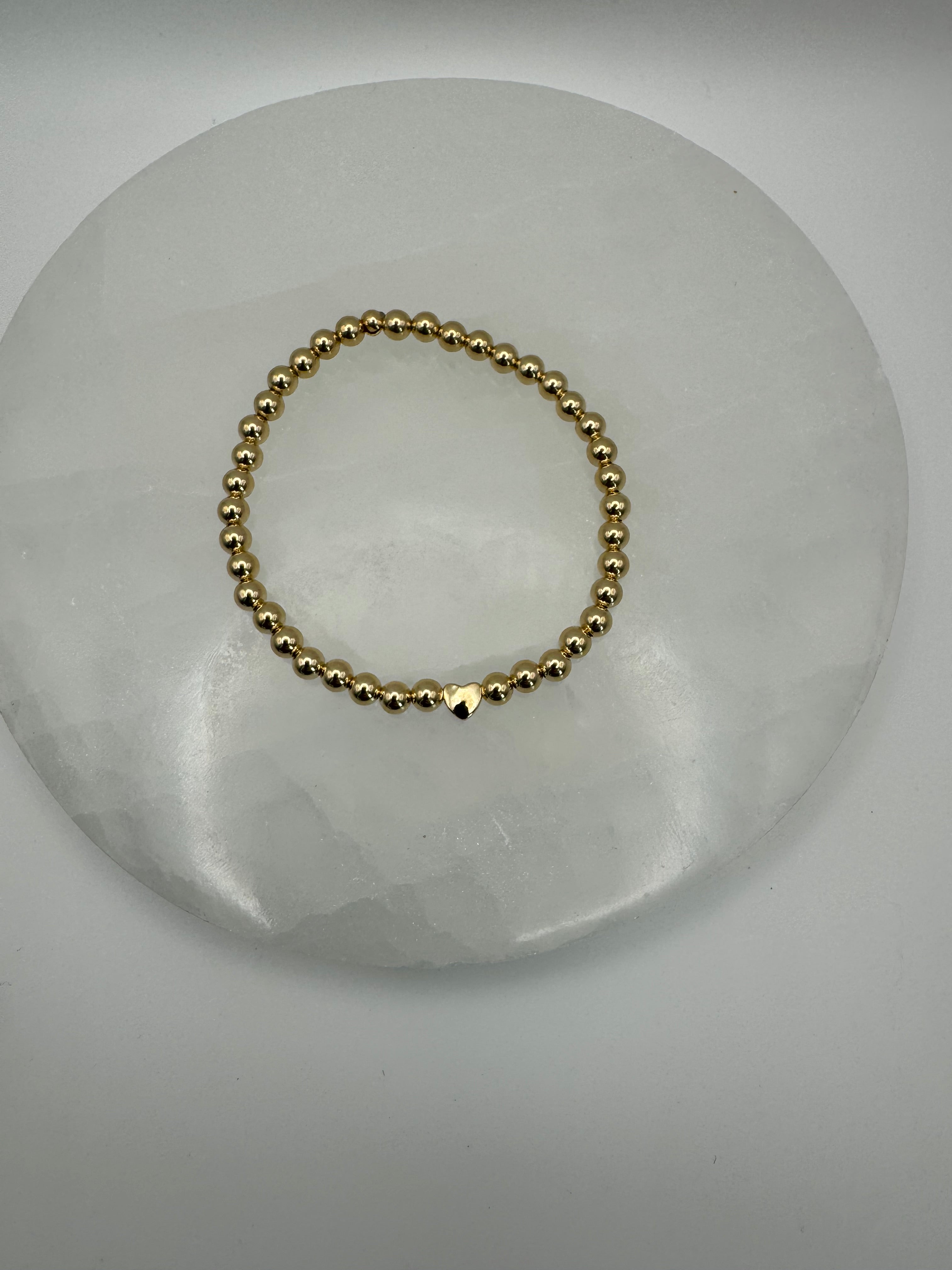 The Little Love Bracelet | 5mm Stretch | 14k Gold Filled