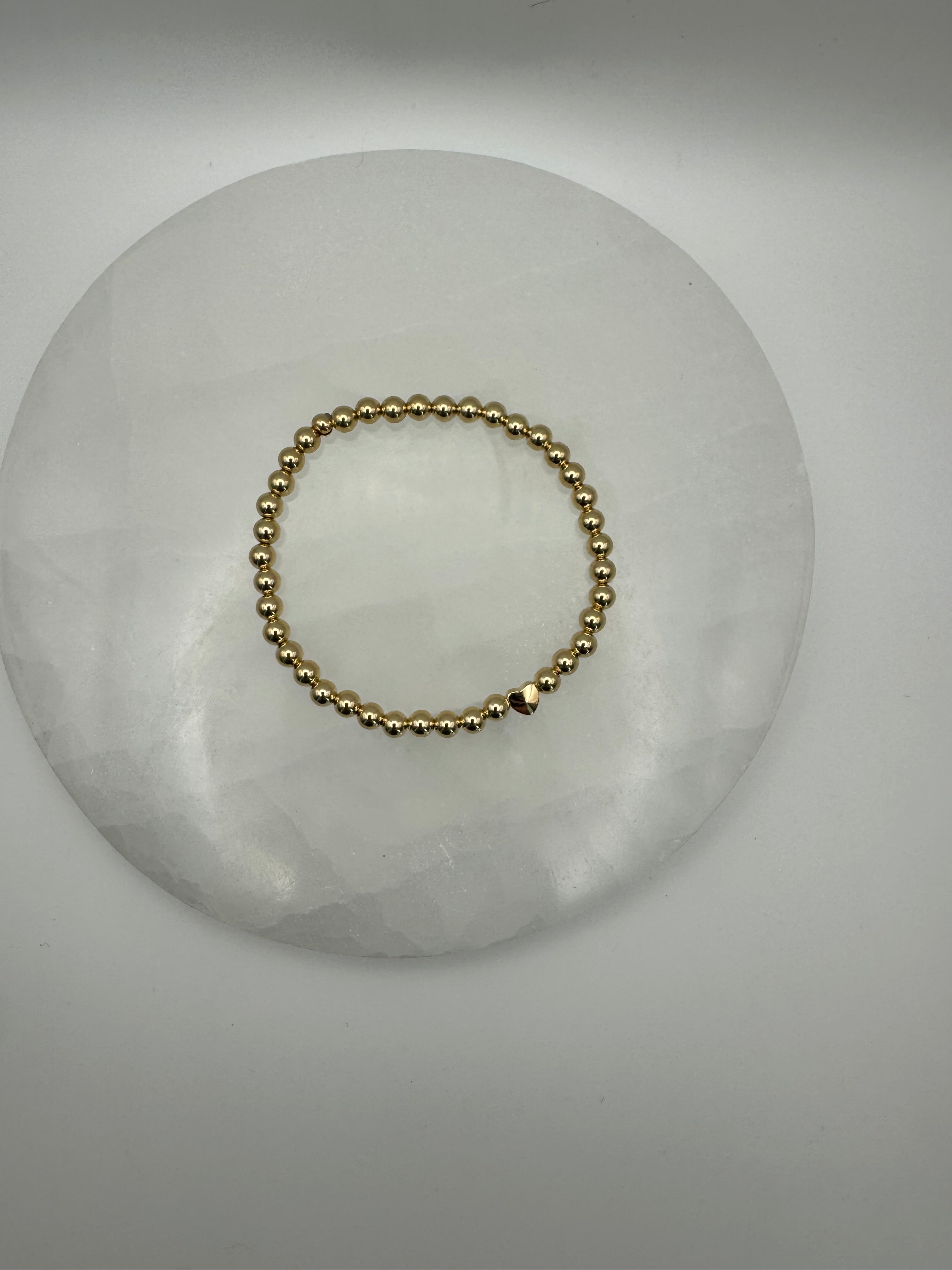 The Little Love Bracelet | 5mm Stretch | 14k Gold Filled