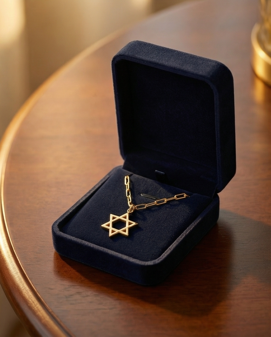 The Guiding Star Necklace | 14k Gold Filled Paperclip Chain + Star Pendant