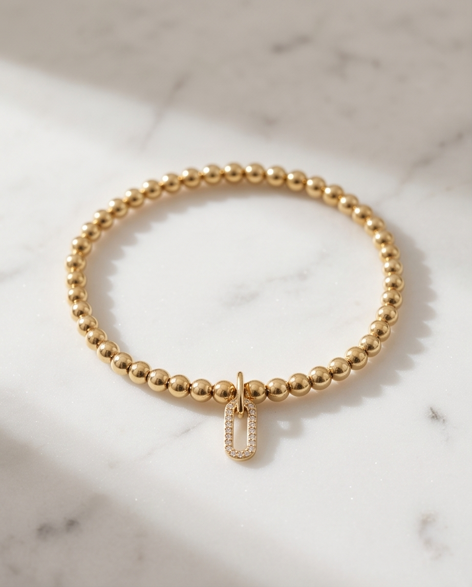 The Oh Bracelet | 4mm Stretch | 14k Gold Filled