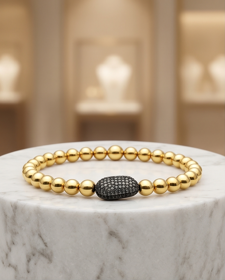The Golden Bean Bracelet | 14k Gold Filled
