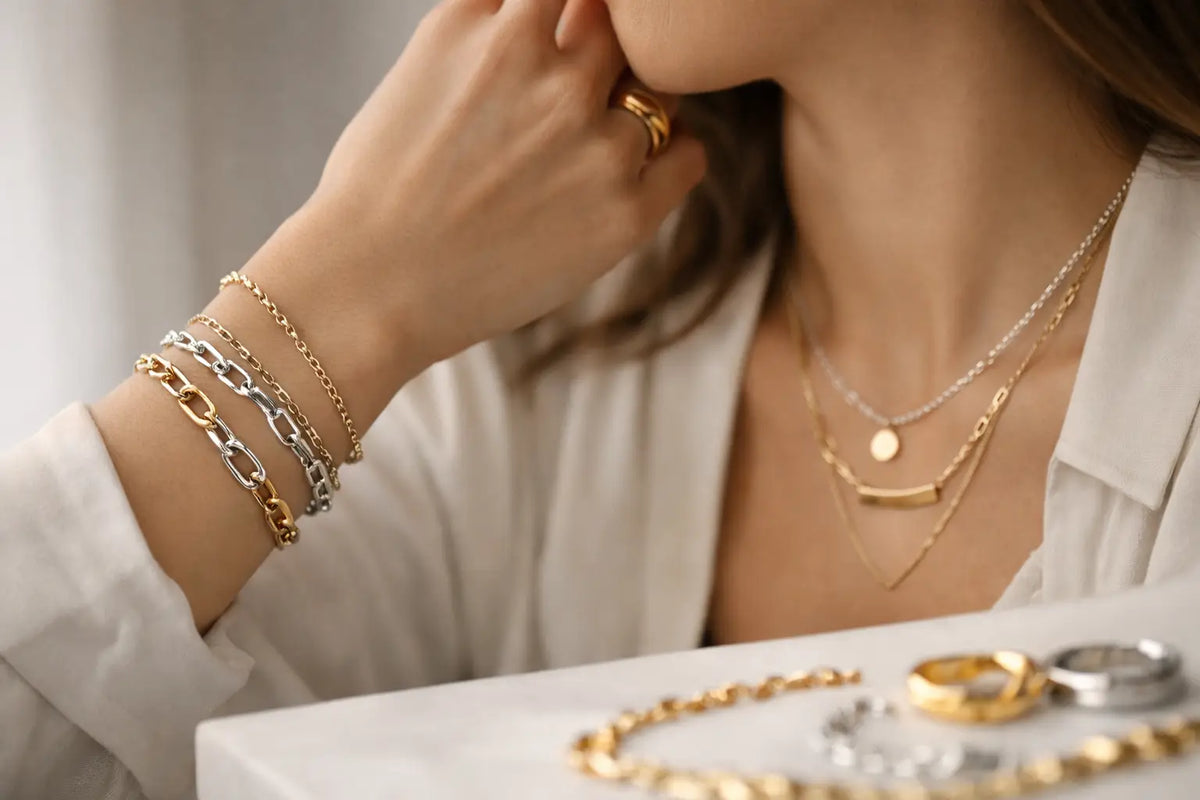 How to Mix Gold Silver Jewelry Without Overthinking It