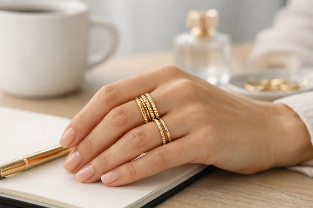 Stackable Gold Rings for Your Real-Life Routine