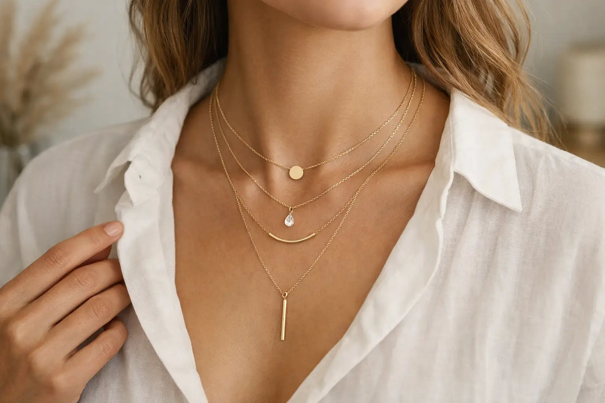 How to Layer Necklaces Without the Tangle