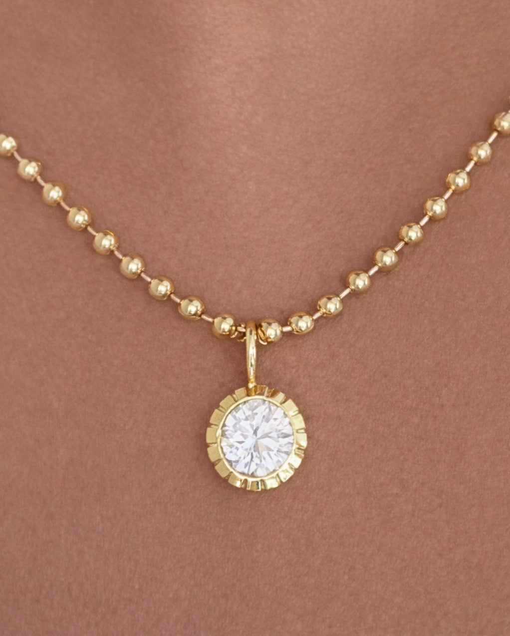 Starlight Pendant Necklace | 16” | Gold Filled