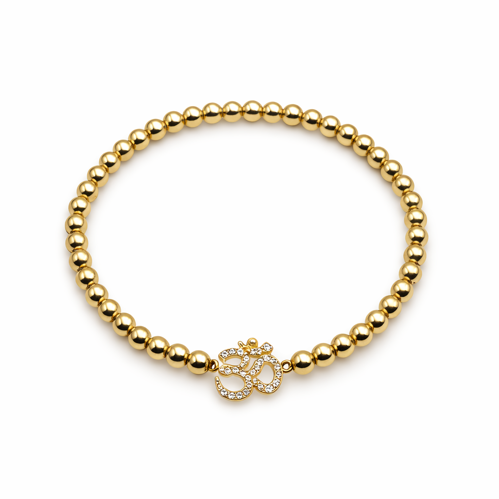 The Ohm Bracelet | 4mm Stretch | 14k Gold Filled