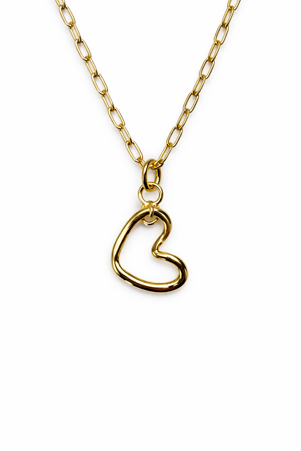 The Open Heart Necklace | 16” | Gold Filled