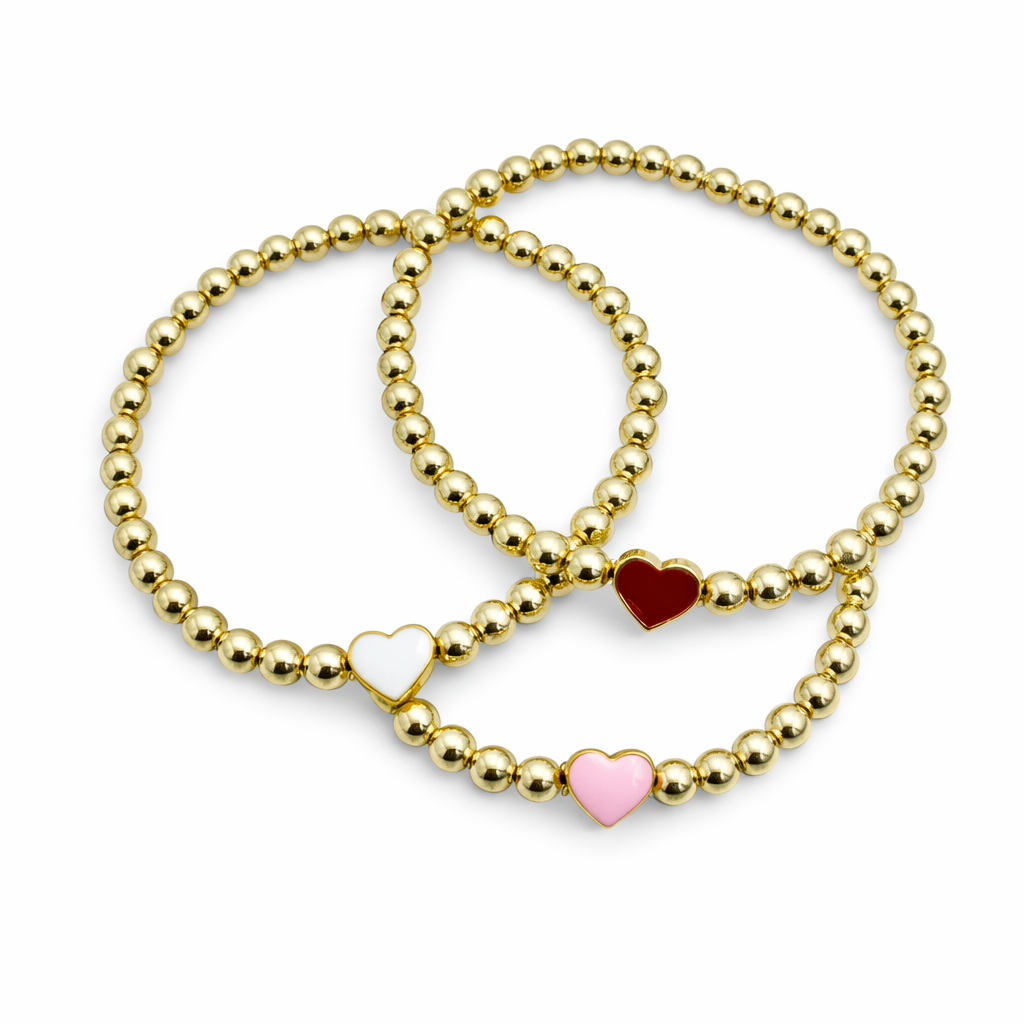 The Heart Throb Bracelet | 4mm | Gold Filled