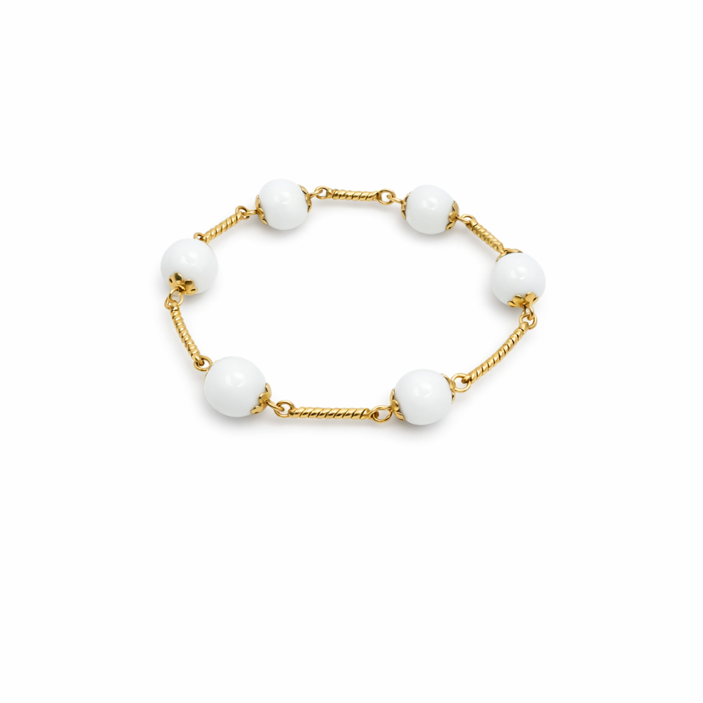 The Opal Station Bracelet | Gold Filled