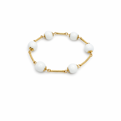 The Opal Station Bracelet | Gold Filled