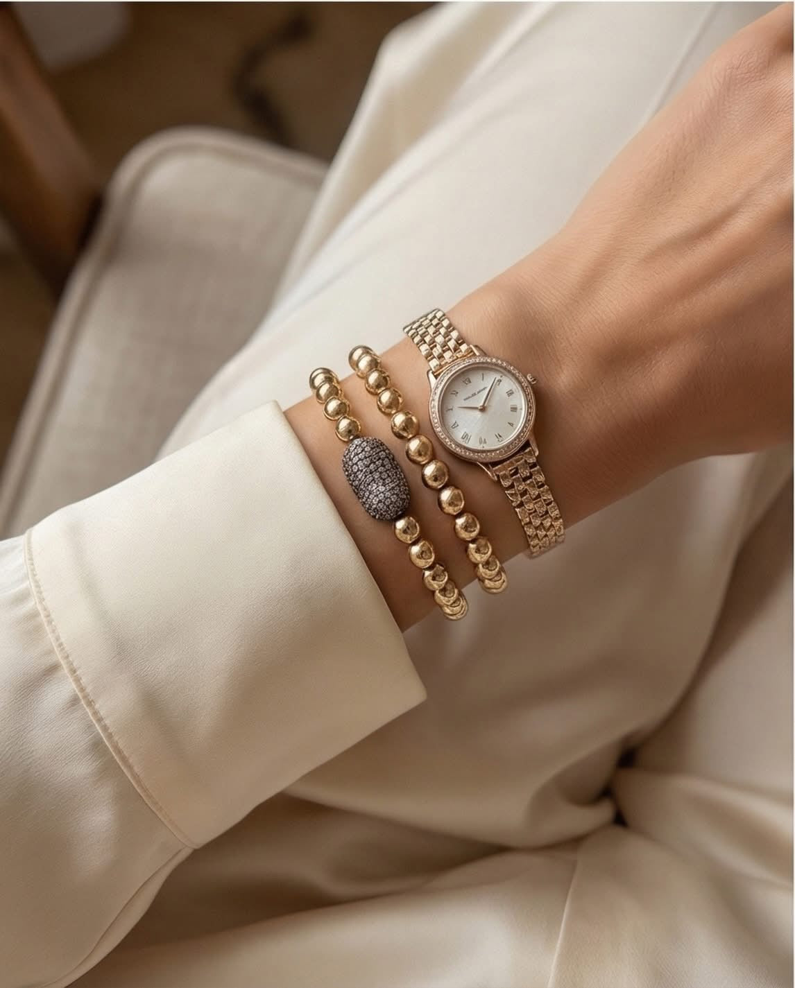 The Golden Bean Bracelet | 14k Gold Filled