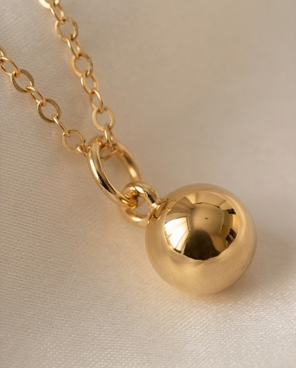 The Little Orb Necklace | 16” | Gold Filled