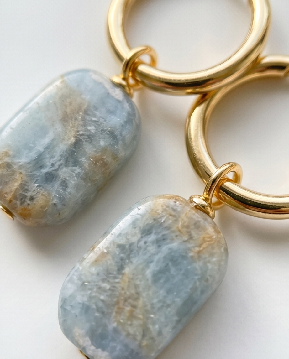 The Chalcedony | 14k Gold Filled Hoop Earrings