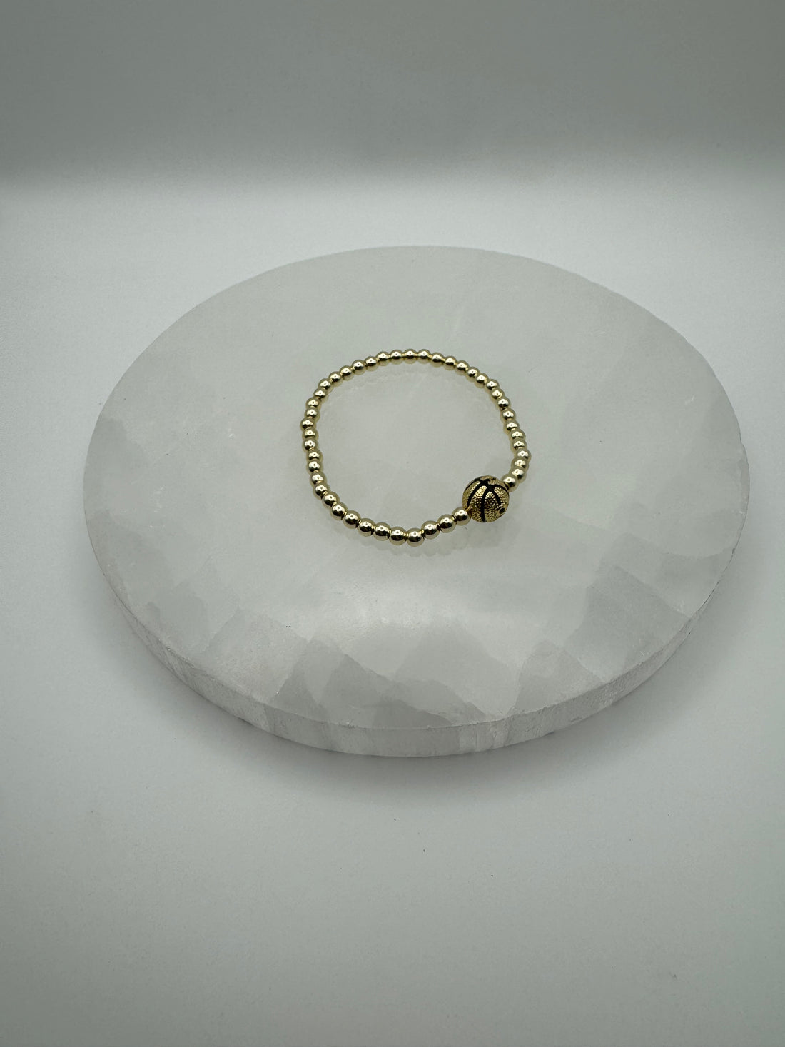 The Basketball Bracelet | 4mm Stretch | 14k Gold Filled