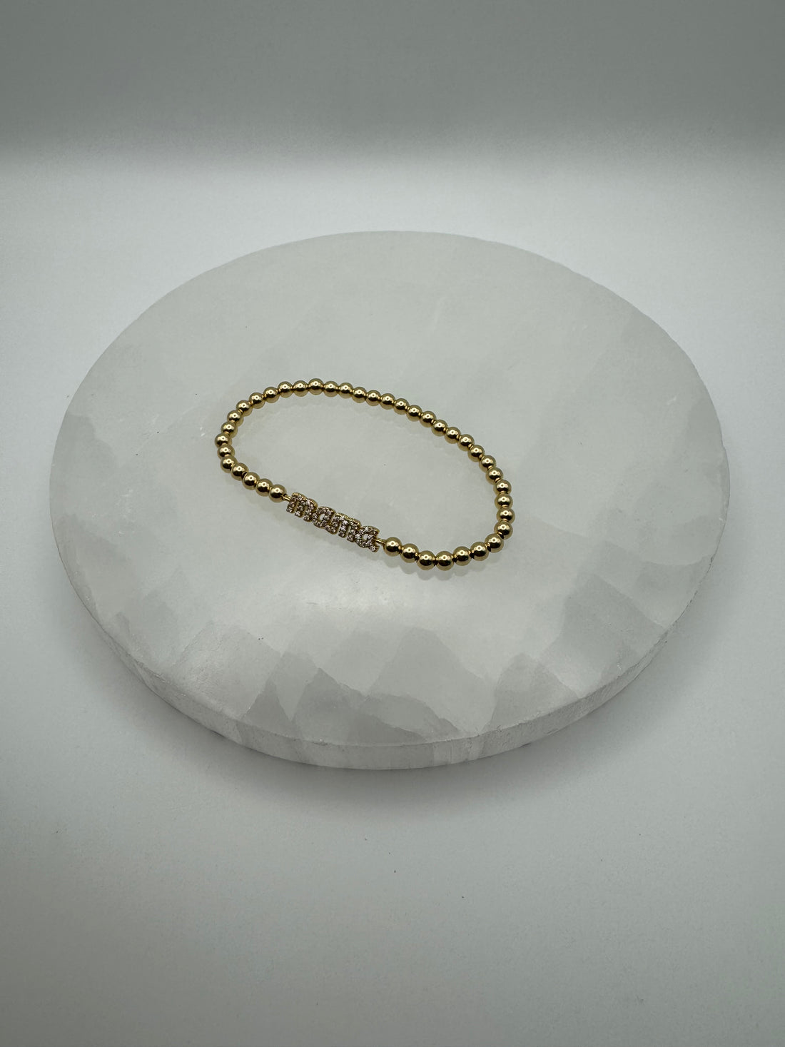 The Mama Bracelet | 4mm Stretch | 14k Gold Filled