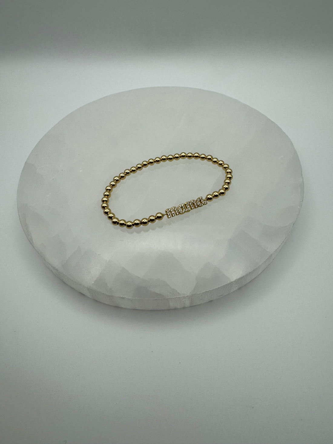 The Mama Bracelet | 4mm Stretch | 14k Gold Filled