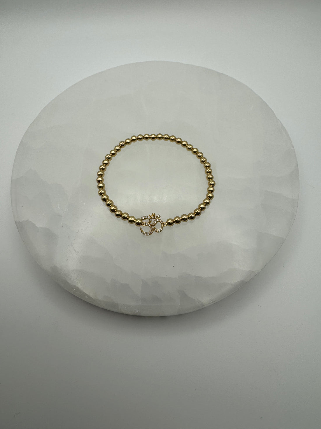 The Ohm Bracelet | 4mm Stretch | 14k Gold Filled