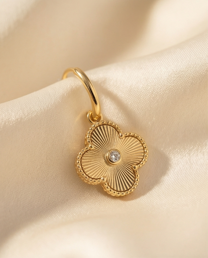 Van Clover Hoops | 14k Gold Filled | CZ Detail | 20mm