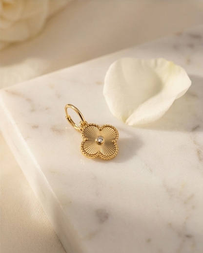 Van Clover Hoops | 14k Gold Filled | CZ Detail | 20mm