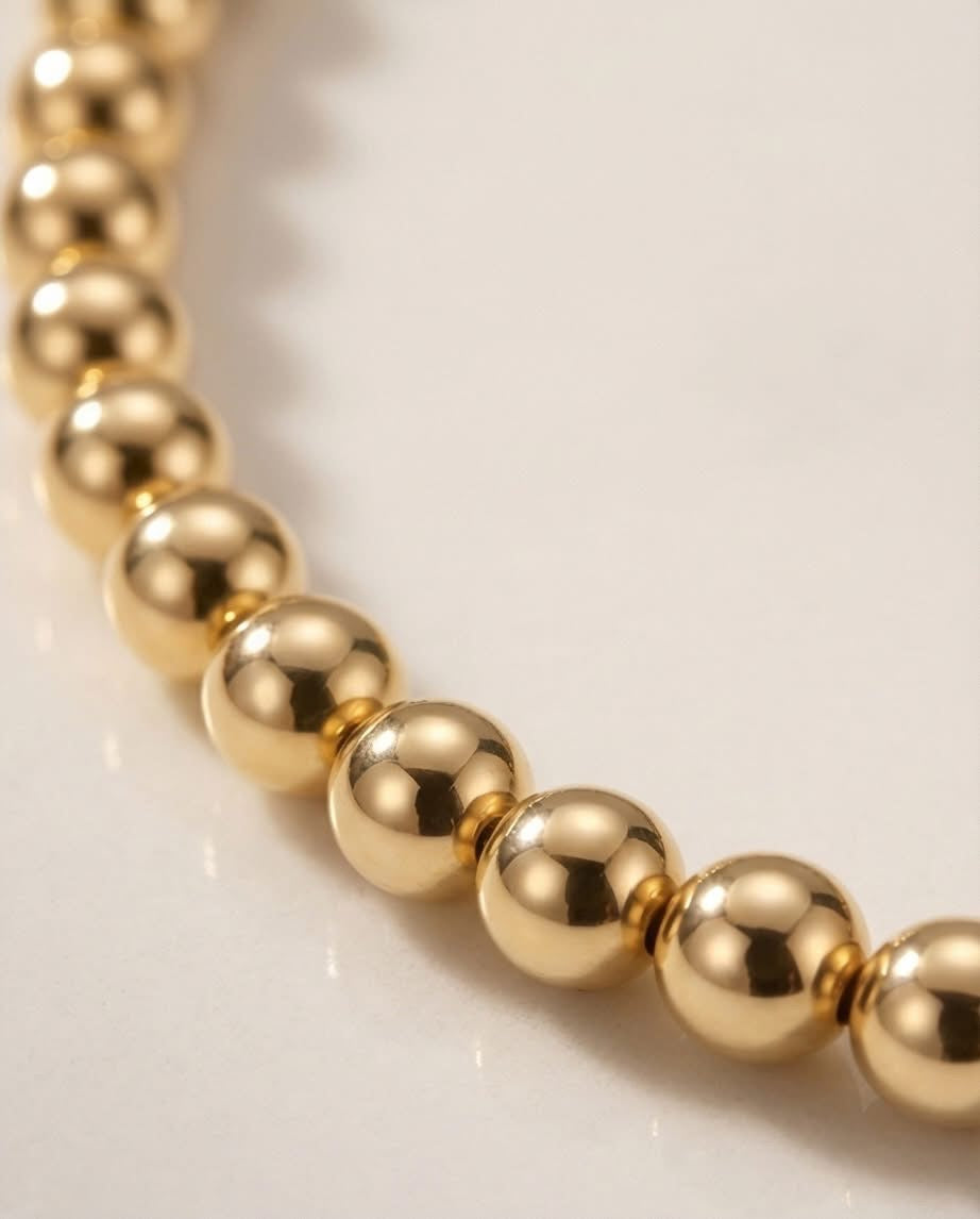 The Standard Necklace | 6mm Gold Filled Stretch