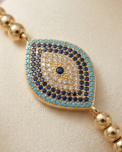 The Dainty Guardian Bracelet | 4mm 14k Gold Filled Beaded Stretch Bracelet