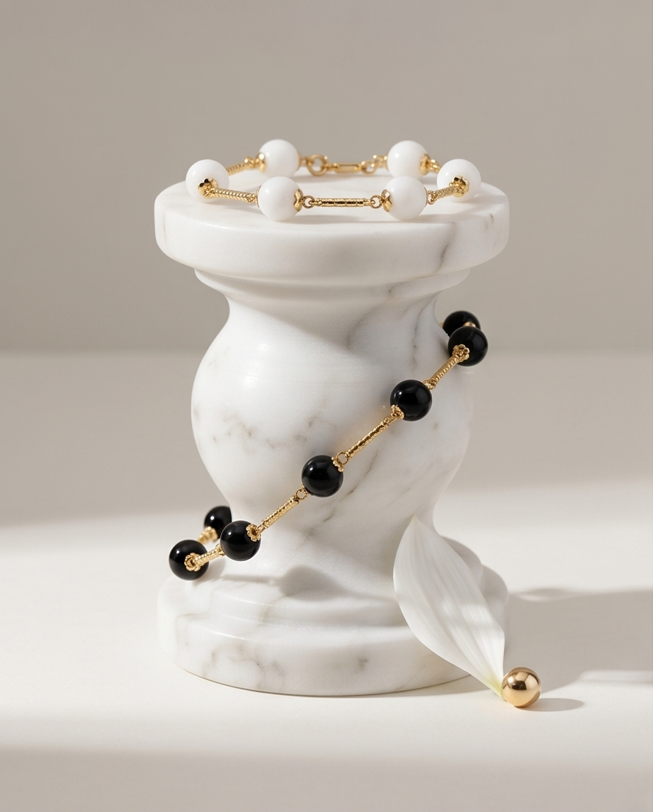 The Opal Station Bracelet | Gold Filled
