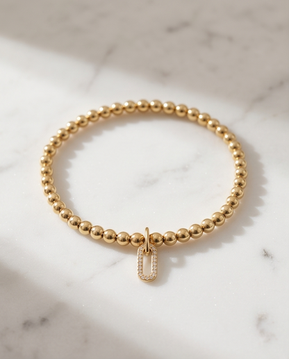 The Oh Bracelet | 4mm Stretch | 14k Gold Filled