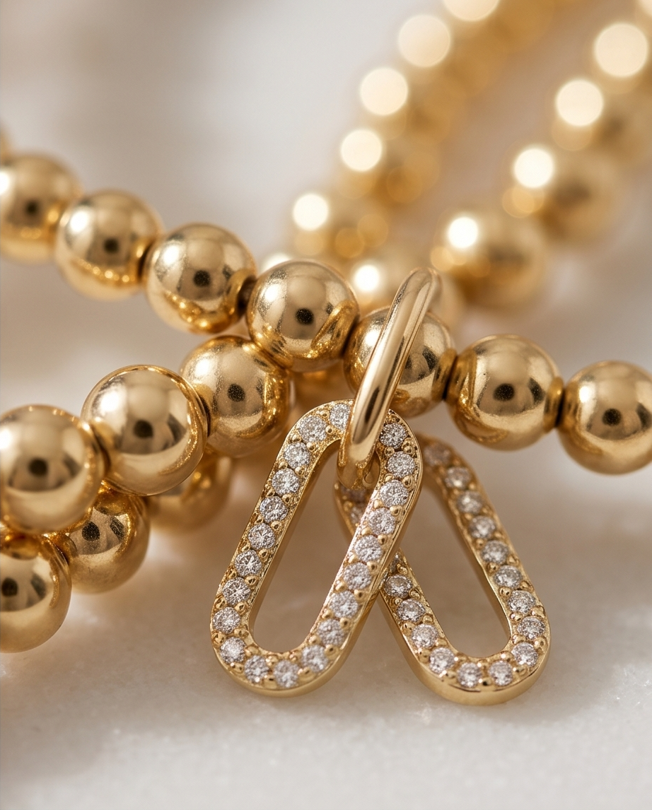 The Oh Bracelet | 4mm Stretch | 14k Gold Filled