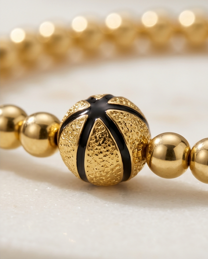 The Basketball Bracelet | 4mm Stretch | 14k Gold Filled