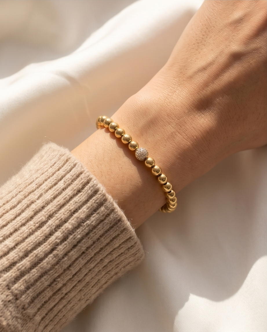 Diamond Disco Bracelet | 14k Gold Filled
