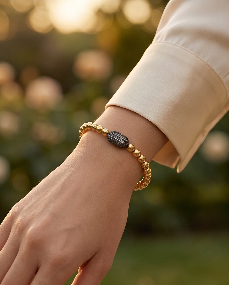 The Golden Bean Bracelet | 14k Gold Filled