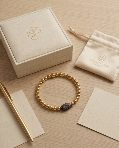 The Golden Bean Bracelet | 14k Gold Filled