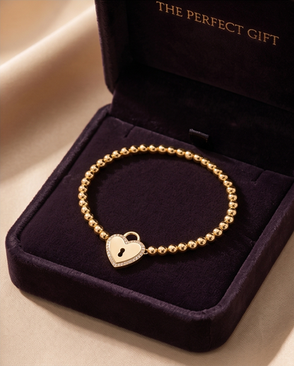The Heart Lock | 14k Gold Plated